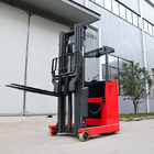 Stand Up Electric Reach Truck With EPS PU Tire AC Motor Wireless Camera
