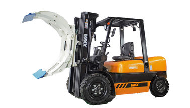 Hydraulic Heavy Duty Narrow Aisle Forklift Truck , Stand Up Reach Forklift